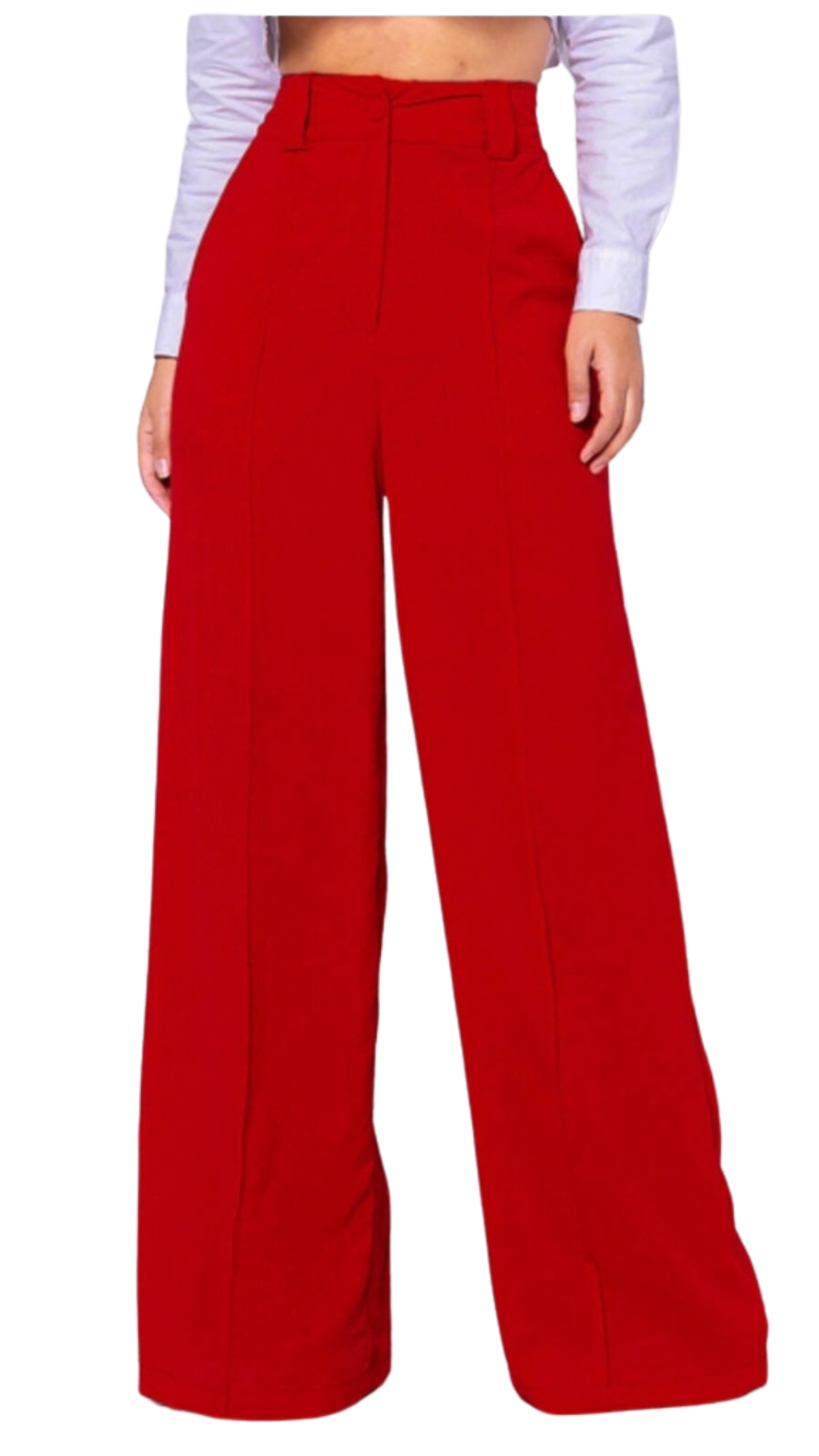 Calça Plus Size Premium Pantalona Feminina Duna