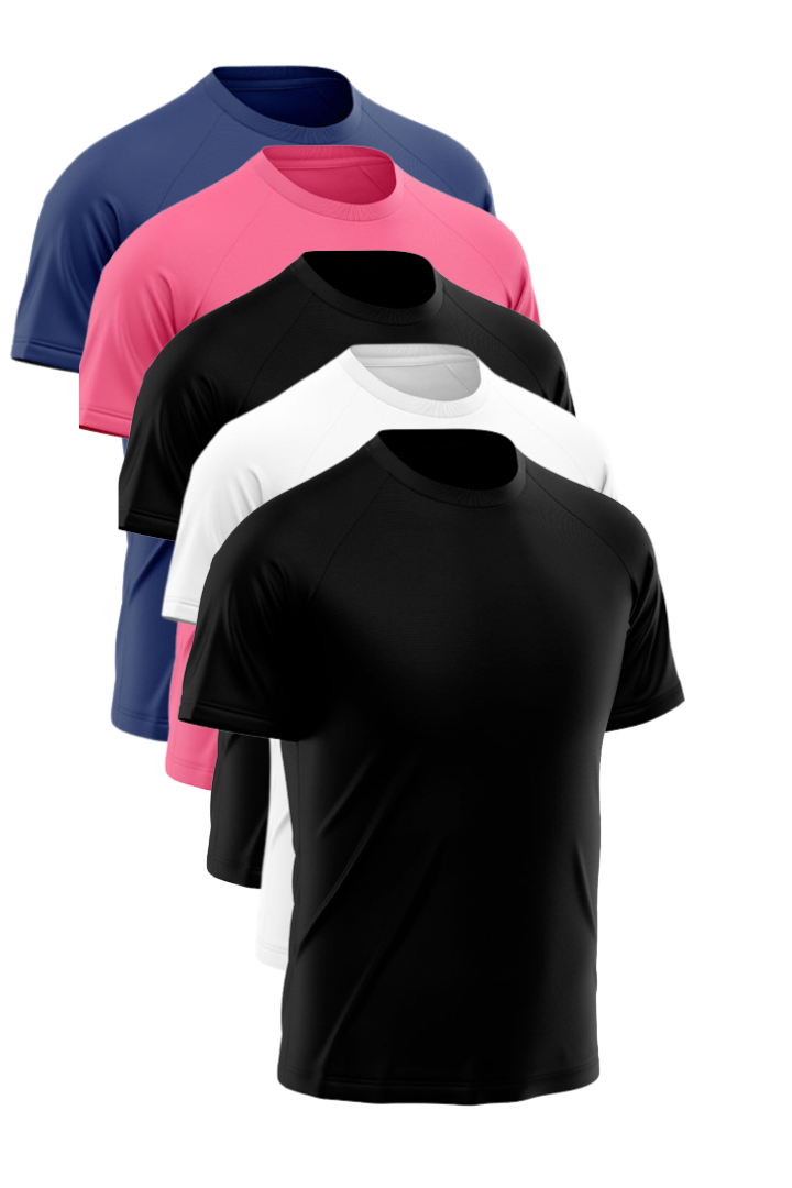Kit 5 Blusas Masculina Dry Fit Academia