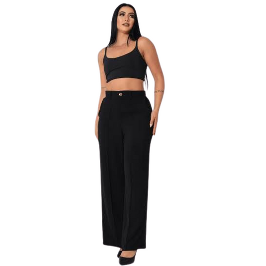 Calça Pantalona Feminina Duna